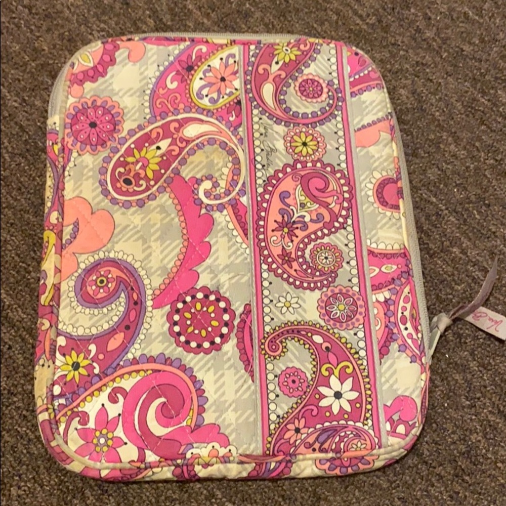Vera Bradley pink paisley tablet sleeve - Picture 2 of 3